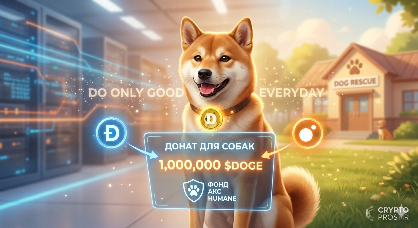 Фонд Dogecoin та MoonPay оголошують про благодійну пожертву в 1 мільйон токенів DOGE для тварин.